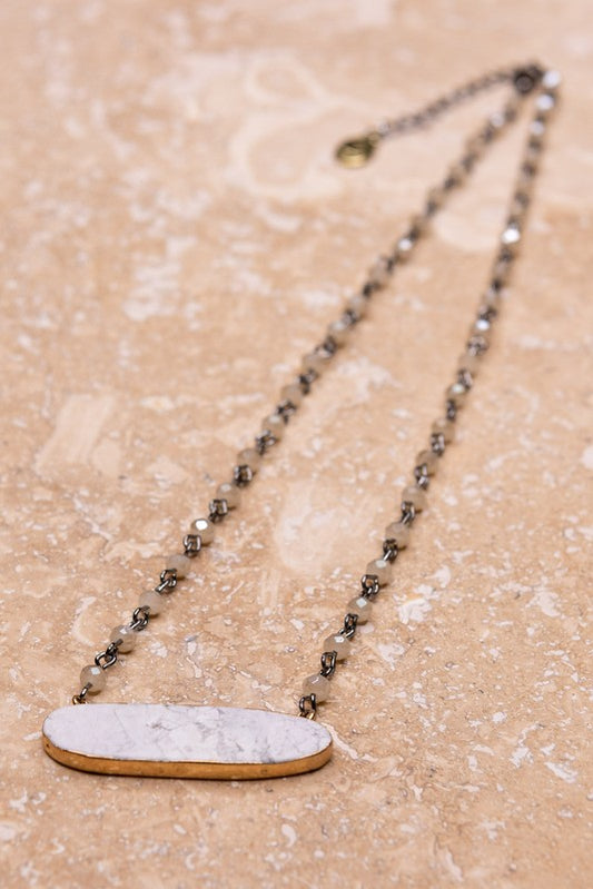 Charlotte Necklace White