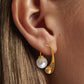 18K Waterproof Non-Tarnish Stainless Steel Hoops