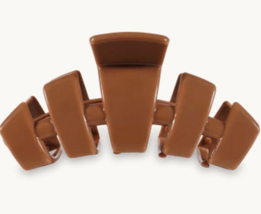 Classic Hair Clip in Caramel