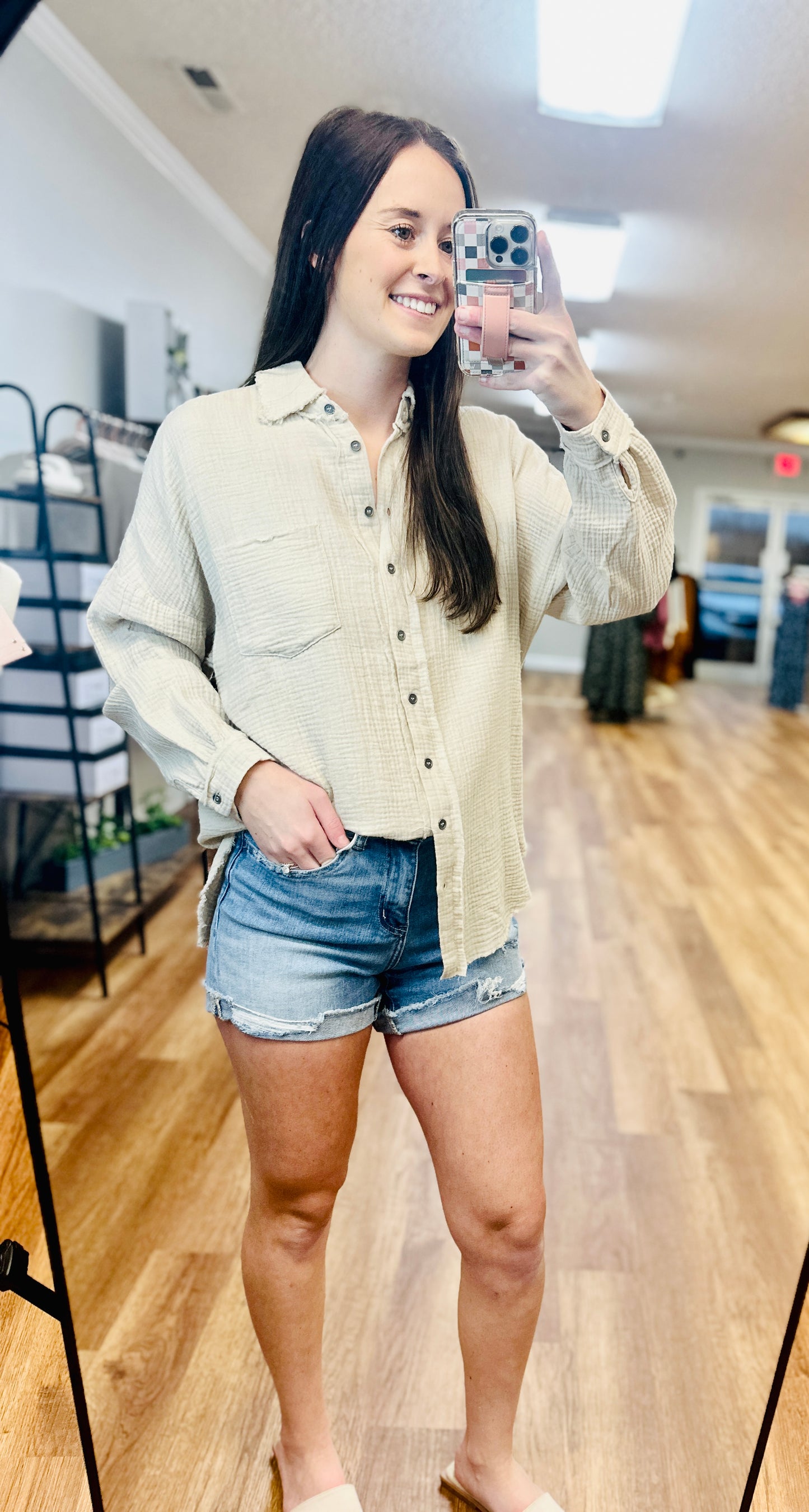 Stanley Button Down Top