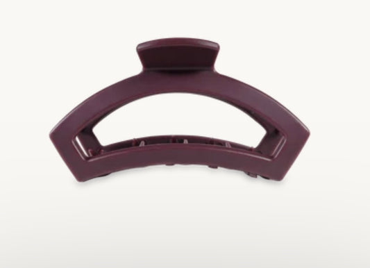 Open Hair Clip in Burgundy Bliss