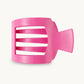 Square Flat Hair Clip in Paradise Pink