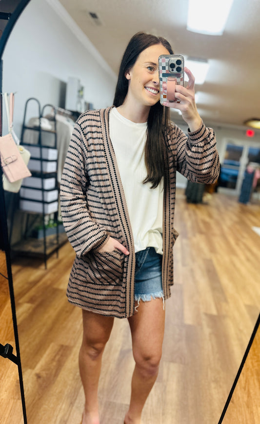 Deanna Cardigan in Cocoa