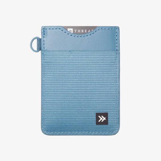 Vertical Wallet in Surf Blue