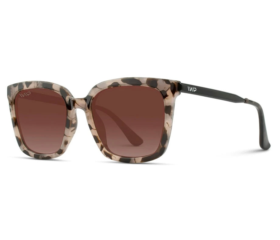 MADISON in Blush Pink Tortoise / Gradient Brown Lens