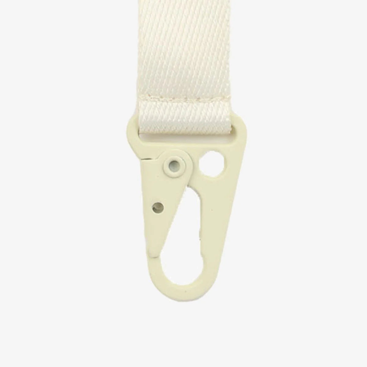 Keychain Clip in Off White