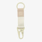 Keychain Clip in Off White