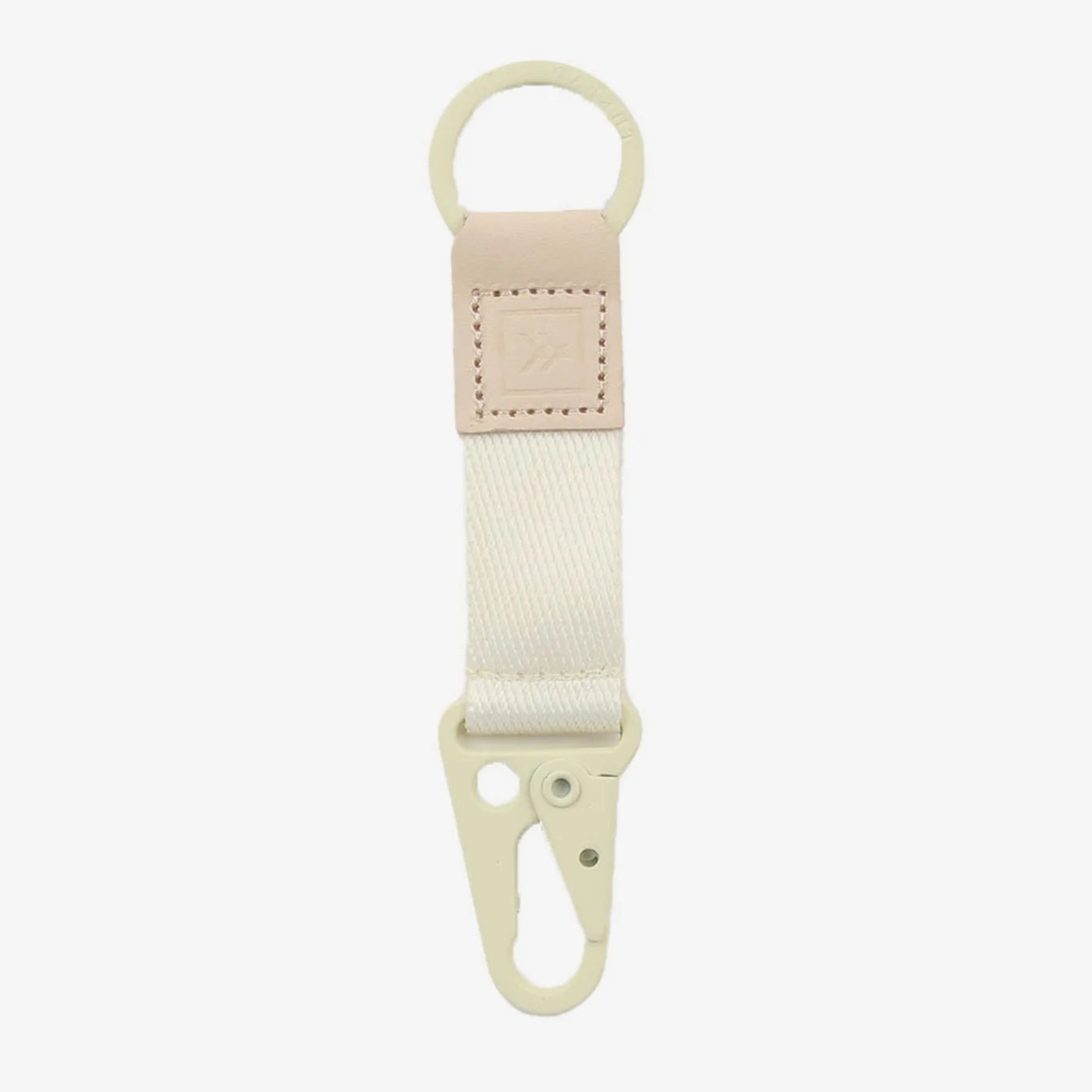 Keychain Clip in Off White