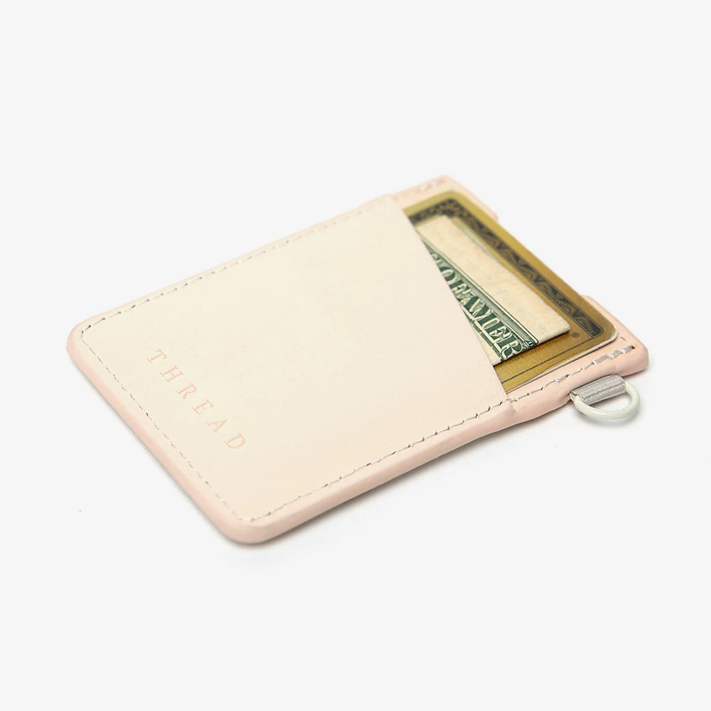 Vertical Wallet in Off White