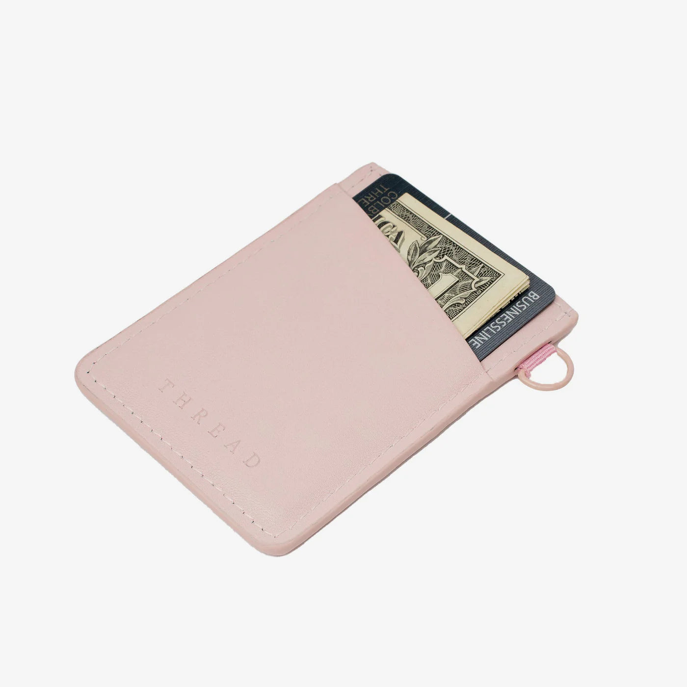 Vertical Wallet in Rose Dust