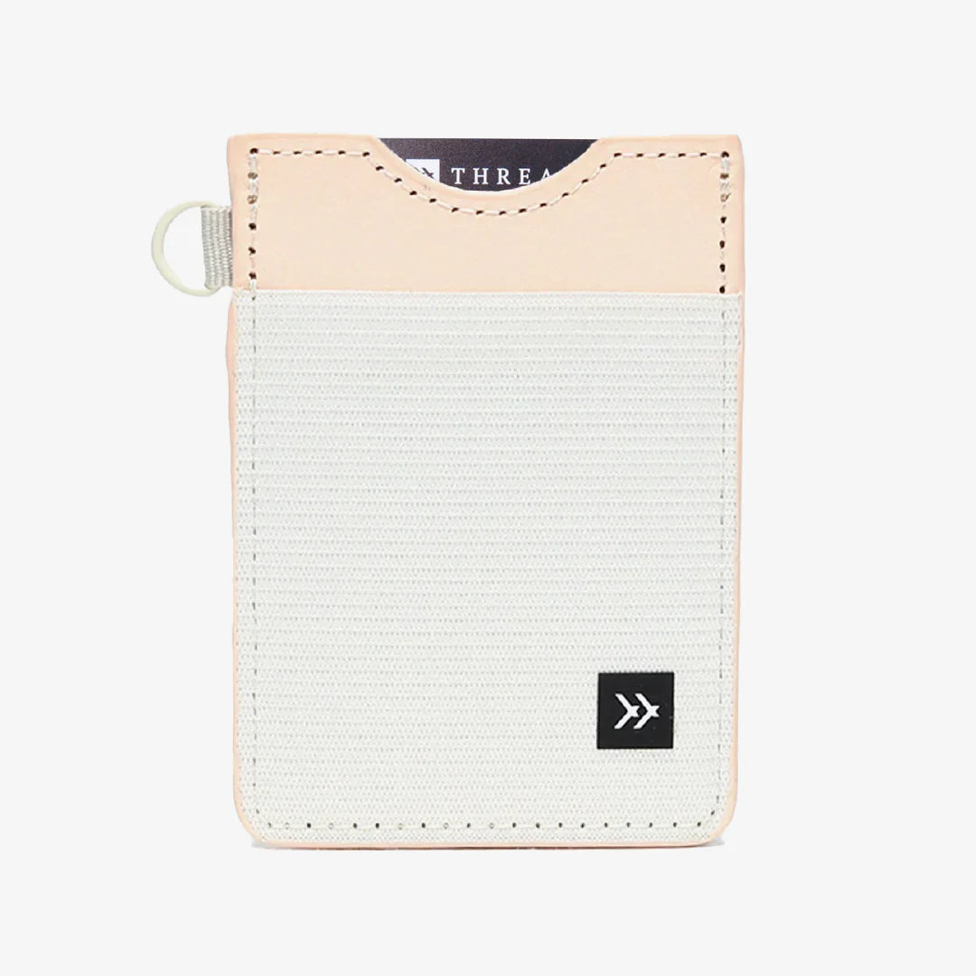 Vertical Wallet in Off White