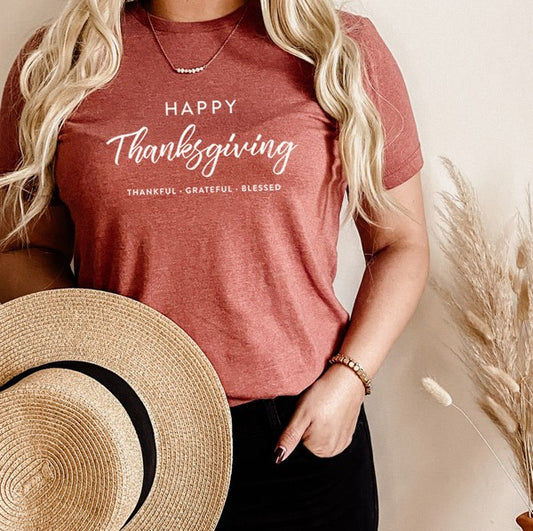 Happy Thanksgiving Graphic Tee