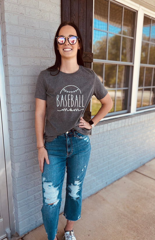 Baseball Mama Graphic Tee