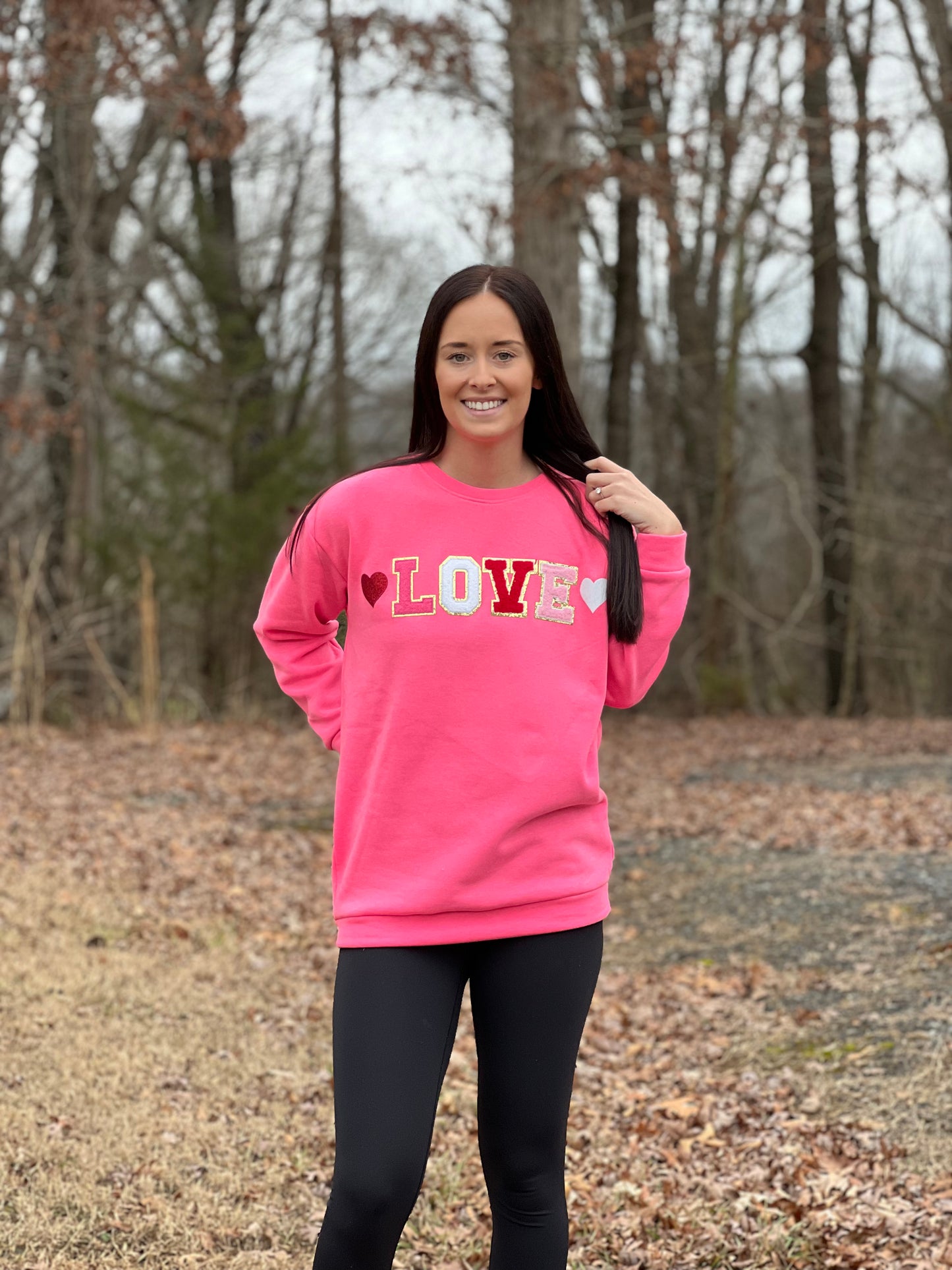 LOVE Ideal Chenille Sweatshirt**FINAL SALE**